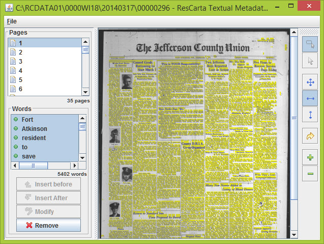 Textural Metadata Editor